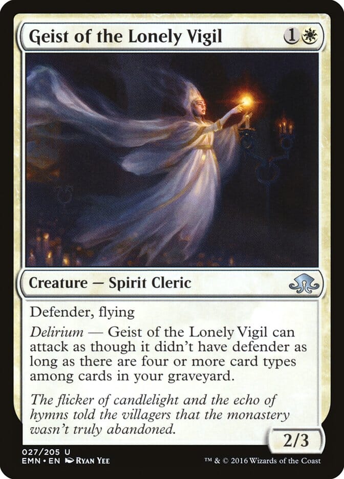 Geist of the Lonely Vigil [Eldritch Moon] MTG Single Magic: The Gathering  | Multizone: Comics And Games