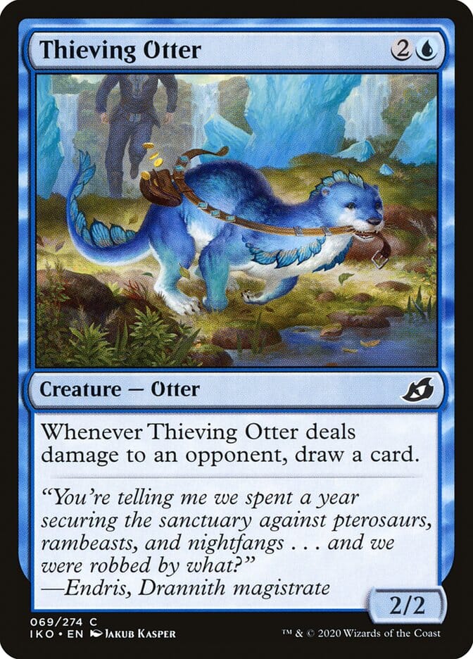 Thieving Otter [Ikoria: Lair of Behemoths] MTG Single Magic: The Gathering  | Multizone: Comics And Games