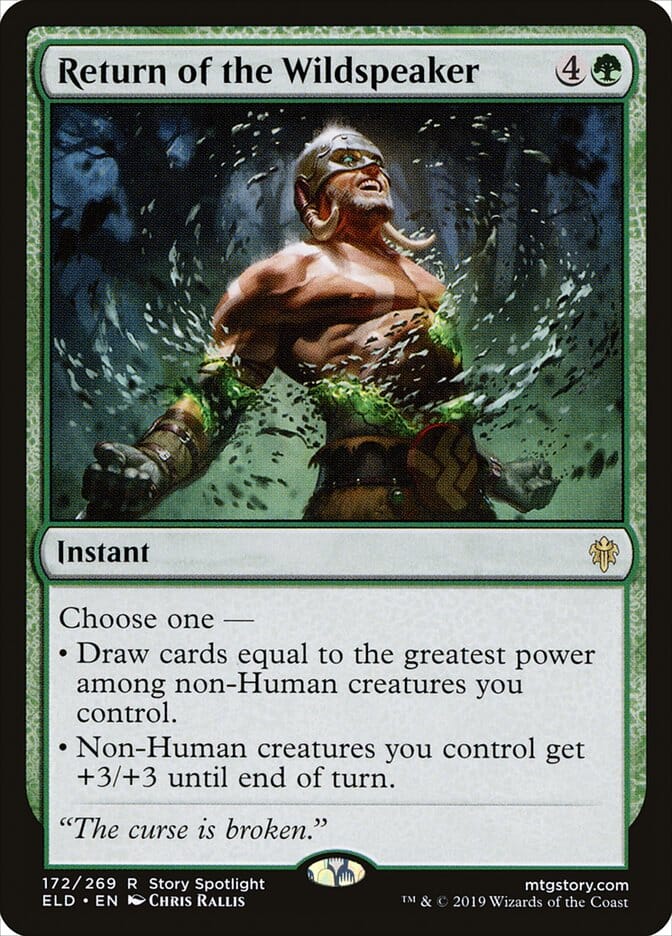 Return of the Wildspeaker [Throne of Eldraine] MTG Single Magic: The Gathering  | Multizone: Comics And Games