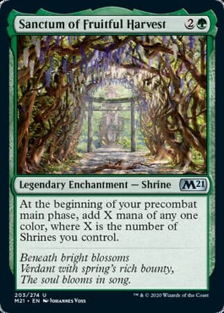 Sanctum of Fruitful Harvest [Core Set 2021] MTG Single Magic: The Gathering  | Multizone: Comics And Games