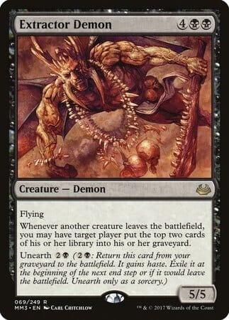 Extractor Demon [Modern Masters 2017] MTG Single Magic: The Gathering  | Multizone: Comics And Games