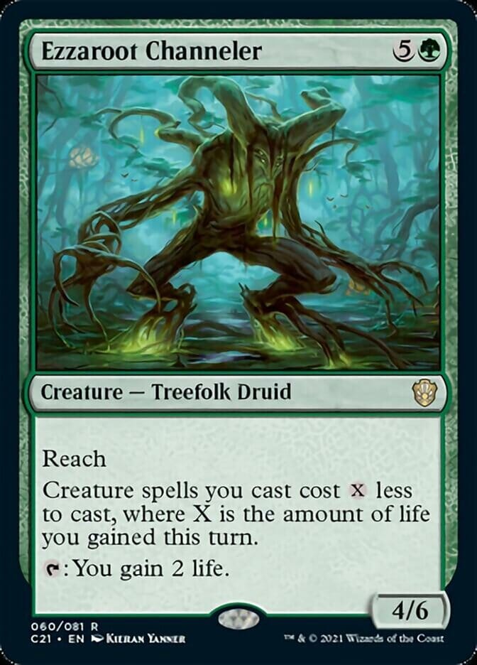 Ezzaroot Channeler [Commander 2021] MTG Single Magic: The Gathering  | Multizone: Comics And Games