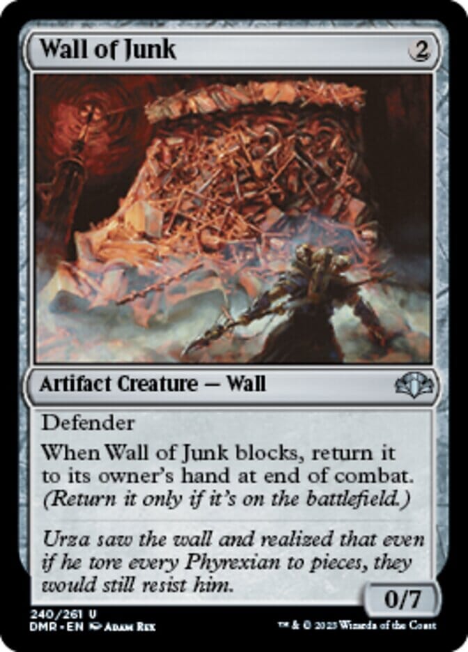 Wall of Junk [Dominaria Remastered] MTG Single Magic: The Gathering  | Multizone: Comics And Games