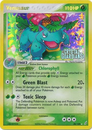 Venusaur (28/100) (Stamped) [EX: Crystal Guardians] Pokemon Single Pokémon  | Multizone: Comics And Games