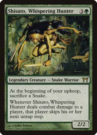 Shisato, Whispering Hunter [Champions of Kamigawa] MTG Single Magic: The Gathering  | Multizone: Comics And Games