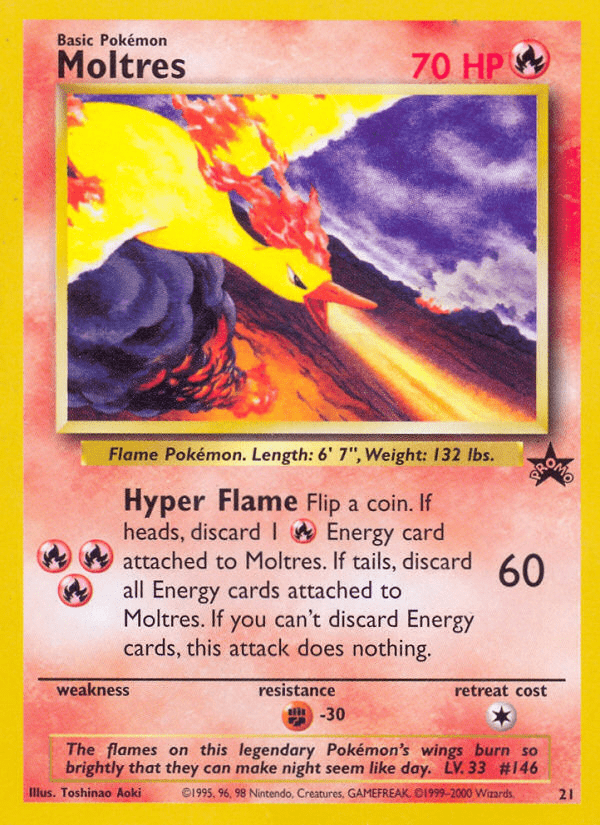 Moltres (21) [Wizards of the Coast: Black Star Promos] Pokemon Single Pokémon  | Multizone: Comics And Games