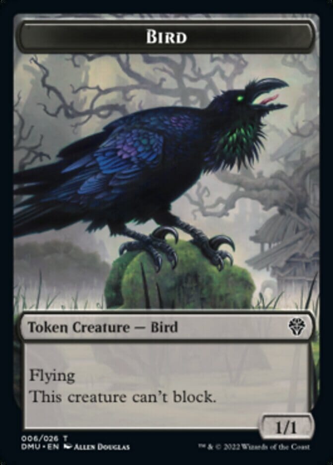 Bird (002) // Bird (006) Double-sided Token [Dominaria United Tokens] MTG Single Magic: The Gathering  | Multizone: Comics And Games