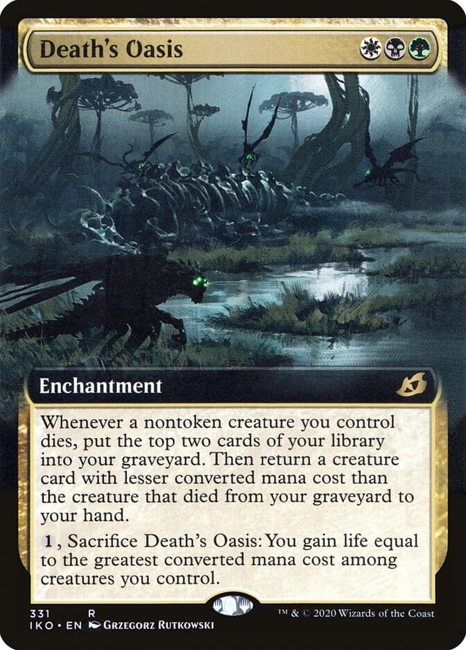 Death's Oasis (Extended Art) [Ikoria: Lair of Behemoths] MTG Single Magic: The Gathering  | Multizone: Comics And Games