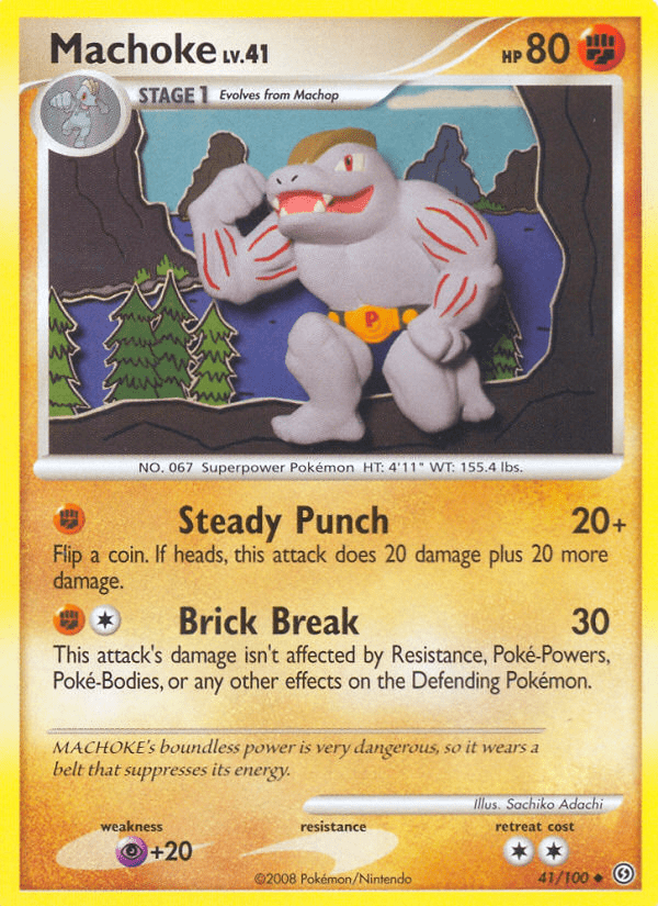Machoke (41/100) [Diamond & Pearl: Stormfront] Pokemon Single Pokémon  | Multizone: Comics And Games