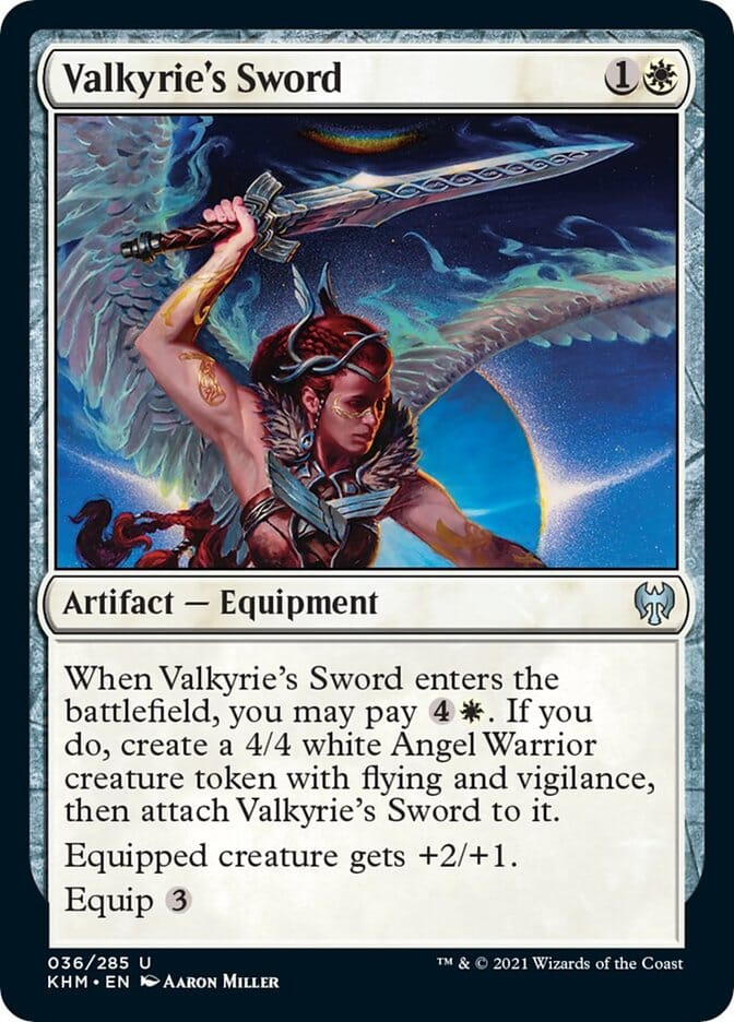 Valkyrie's Sword [Kaldheim] MTG Single Magic: The Gathering  | Multizone: Comics And Games