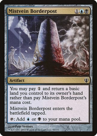 Mistvein Borderpost [Archenemy] MTG Single Magic: The Gathering  | Multizone: Comics And Games