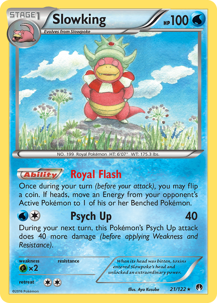 Slowking (21/122) [XY: BREAKpoint] Pokemon Single Pokémon  | Multizone: Comics And Games