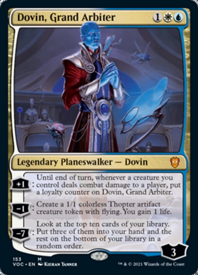 Dovin, Grand Arbiter [Innistrad: Crimson Vow Commander] MTG Single Magic: The Gathering  | Multizone: Comics And Games