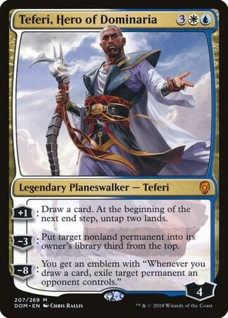 Teferi, Hero of Dominaria [Dominaria] MTG Single Magic: The Gathering  | Multizone: Comics And Games