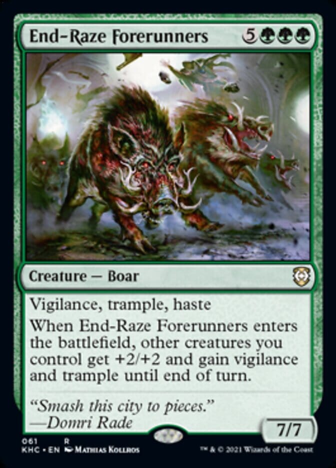 End-Raze Forerunners [Kaldheim Commander] MTG Single Magic: The Gathering  | Multizone: Comics And Games