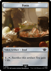 Orc Army (0018) // Food (0023) Double-Sided Token (Surge Foil) [The Lord of the Rings: Tales of Middle-Earth Tokens] MTG Single Magic: The Gathering  | Multizone: Comics And Games