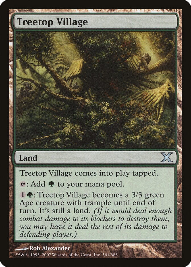 Treetop Village [Tenth Edition] MTG Single Magic: The Gathering  | Multizone: Comics And Games