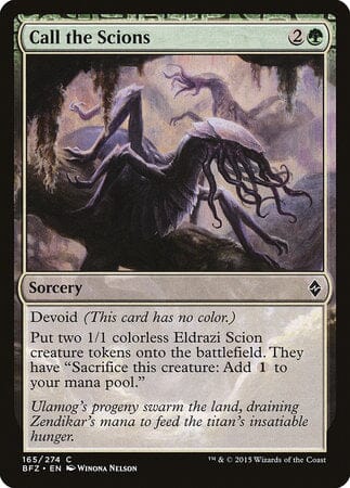 Call the Scions [Battle for Zendikar] MTG Single Magic: The Gathering  | Multizone: Comics And Games