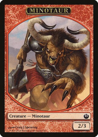 Minotaur Token [Journey into Nyx Tokens] MTG Single Magic: The Gathering  | Multizone: Comics And Games