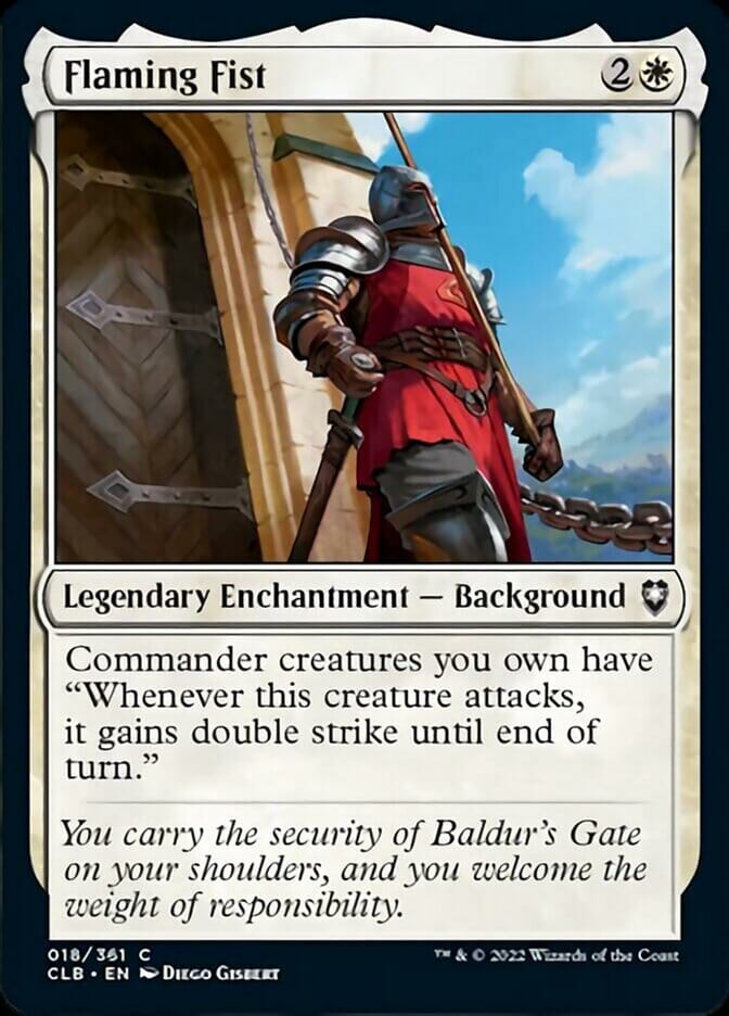 Flaming Fist [Commander Legends: Battle for Baldur's Gate] MTG Single Magic: The Gathering  | Multizone: Comics And Games