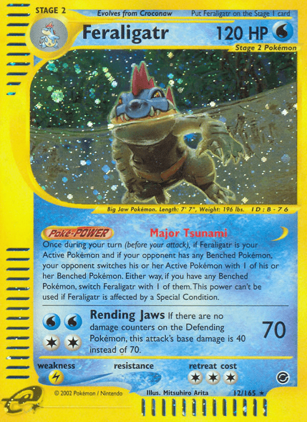 Feraligatr (12/165) [Expedition: Base Set] Pokemon Single Pokémon  | Multizone: Comics And Games