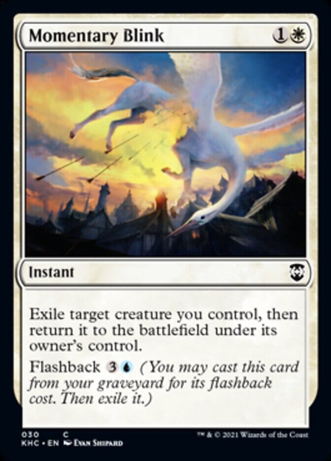 Momentary Blink [Kaldheim Commander] MTG Single Magic: The Gathering  | Multizone: Comics And Games