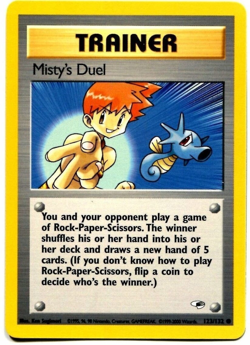 Misty's Duel (123/132) [Gym Heroes Unlimited] Pokemon Single Pokémon  | Multizone: Comics And Games