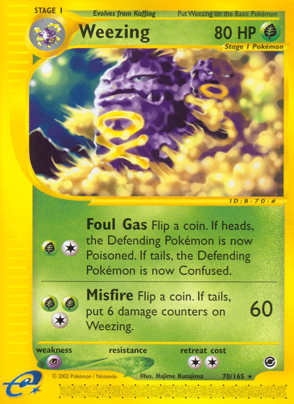 Weezing (70/165) [Expedition: Base Set] Pokemon Single Pokémon  | Multizone: Comics And Games