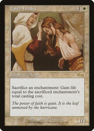 Faith Healer [Urza's Saga] MTG Single Magic: The Gathering  | Multizone: Comics And Games