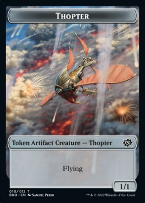 Powerstone // Thopter Double-Sided Token [The Brothers' War Tokens] MTG Single Magic: The Gathering  | Multizone: Comics And Games