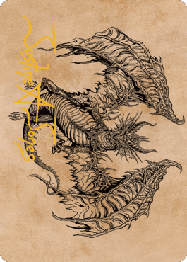 Ganax, Astral Hunter Art Card (Gold-Stamped Signature) [Commander Legends: Battle for Baldur's Gate Art Series] MTG Single Magic: The Gathering  | Multizone: Comics And Games