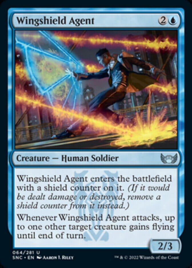 Wingshield Agent [Streets of New Capenna] MTG Single Magic: The Gathering  | Multizone: Comics And Games