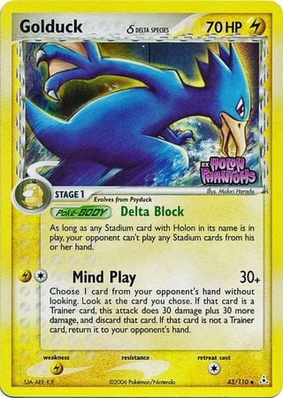 Golduck (43/110) (Delta Species) (Stamped) [EX: Holon Phantoms] Pokemon Single Pokémon  | Multizone: Comics And Games