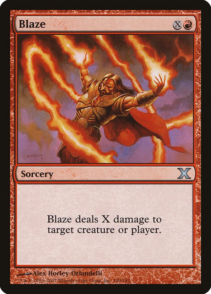 Blaze [Tenth Edition] MTG Single Magic: The Gathering  | Multizone: Comics And Games