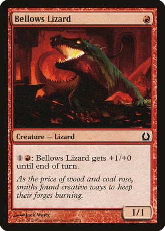 Bellows Lizard [Return to Ravnica] MTG Single Magic: The Gathering  | Multizone: Comics And Games