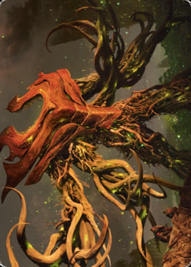 Ashaya, Soul of the Wild Art Card (Gold-Stamped Signature) [Zendikar Rising Art Series] MTG Single Magic: The Gathering  | Multizone: Comics And Games