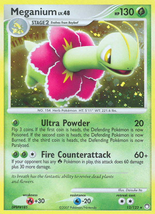 Meganium (13/123) [Diamond & Pearl: Mysterious Treasures] Pokemon Single Pokémon  | Multizone: Comics And Games