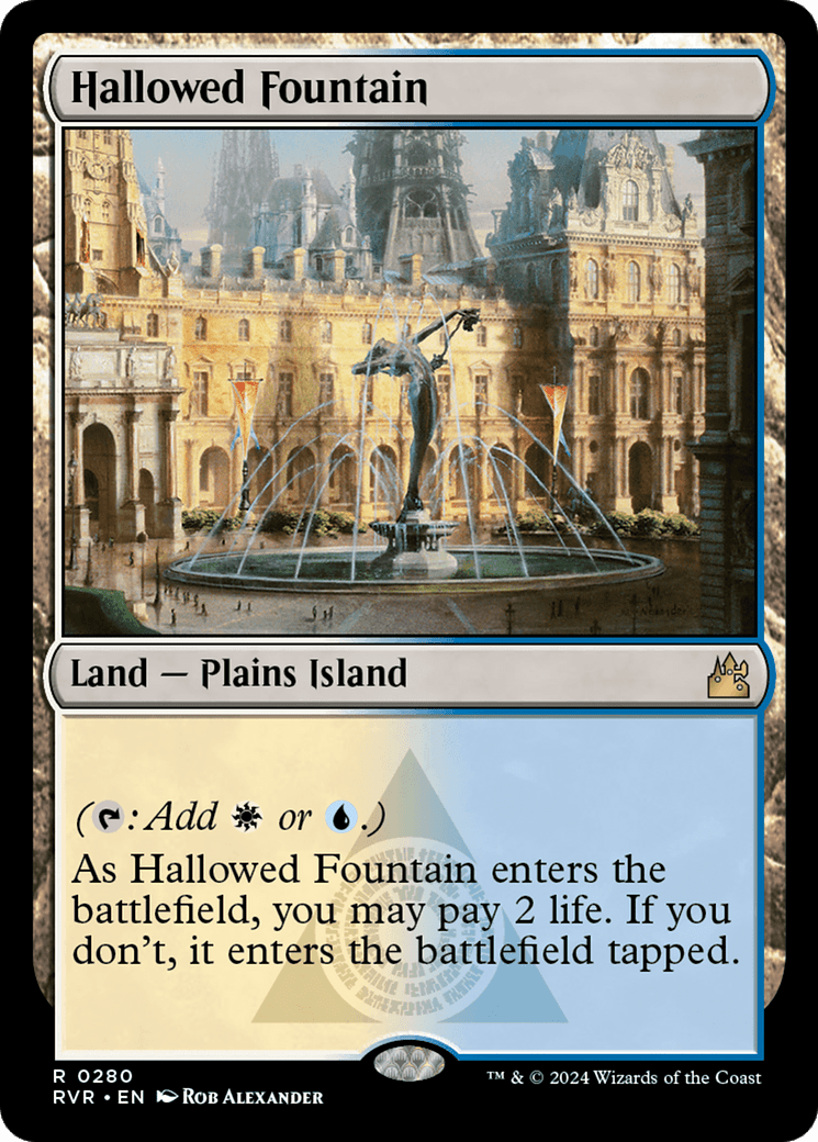 Hallowed Fountain [Ravnica Remastered] MTG Single Magic: The Gathering  | Multizone: Comics And Games
