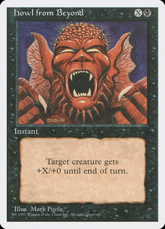 Howl from Beyond [Fourth Edition] MTG Single Magic: The Gathering  | Multizone: Comics And Games
