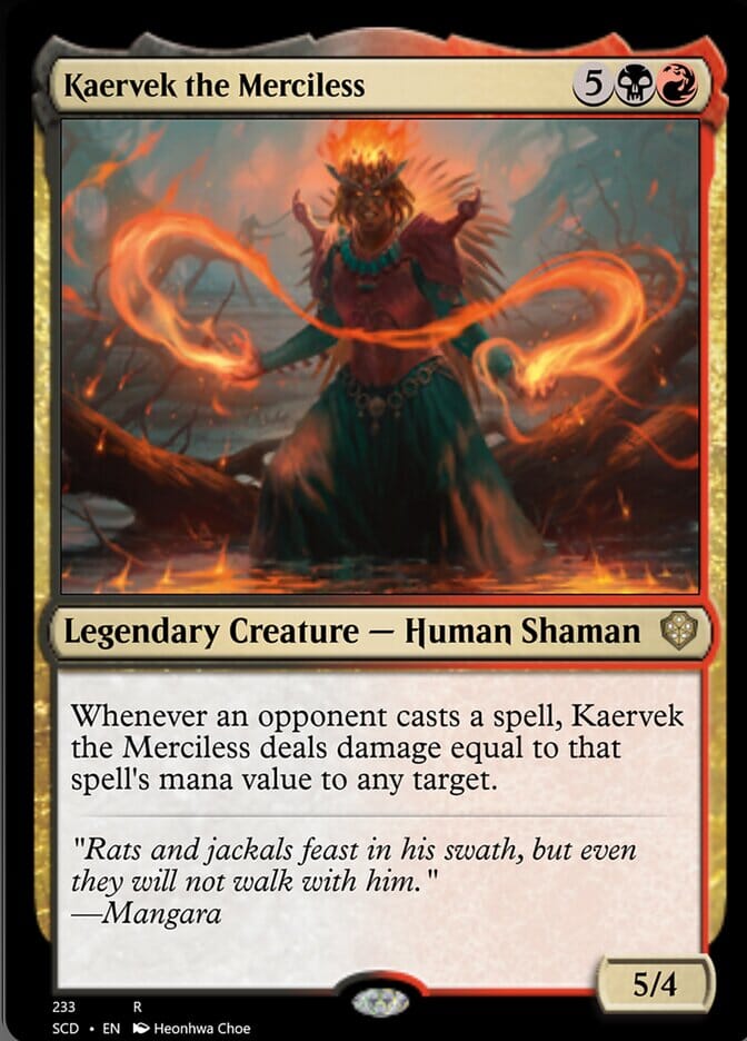 Kaervek the Merciless [Starter Commander Decks] MTG Single Magic: The Gathering  | Multizone: Comics And Games
