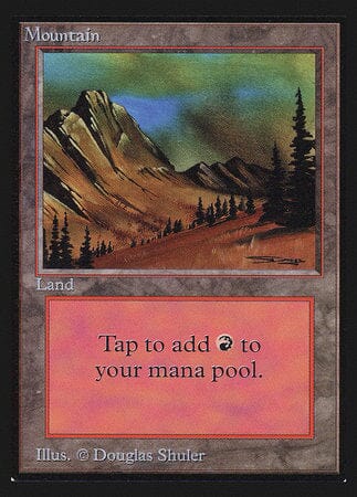 Mountain (Dirt)(IE) [Intl. Collectors’ Edition] MTG Single Magic: The Gathering  | Multizone: Comics And Games