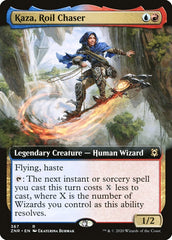 Kaza, Roil Chaser (Extended Art) [Zendikar Rising] MTG Single Magic: The Gathering  | Multizone: Comics And Games