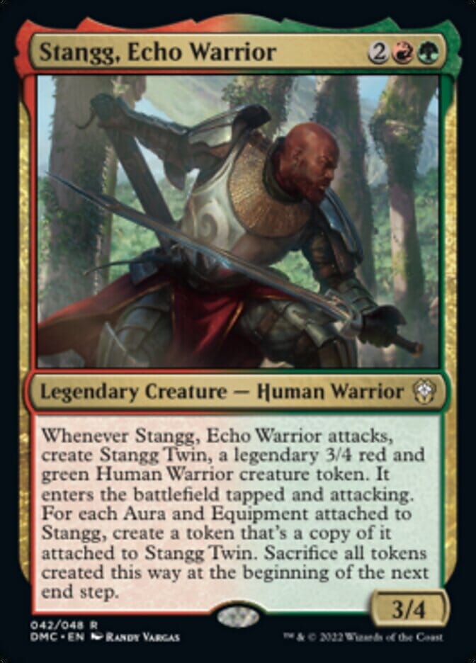 Stangg, Echo Warrior [Dominaria United Commander] MTG Single Magic: The Gathering  | Multizone: Comics And Games