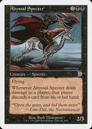 Abyssal Specter [Deckmasters] MTG Single Magic: The Gathering  | Multizone: Comics And Games