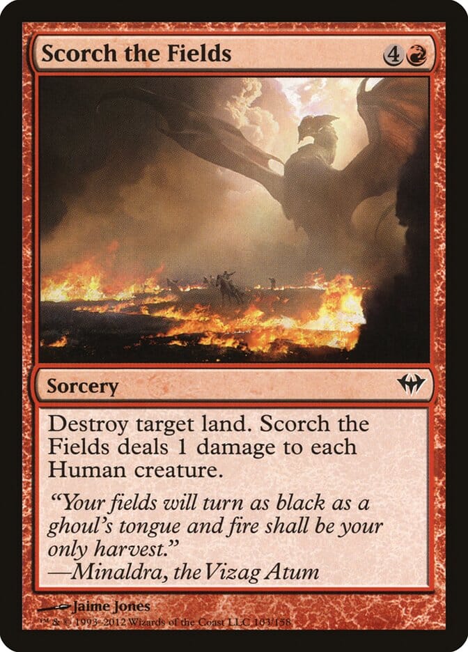 Scorch the Fields [Dark Ascension] MTG Single Magic: The Gathering  | Multizone: Comics And Games