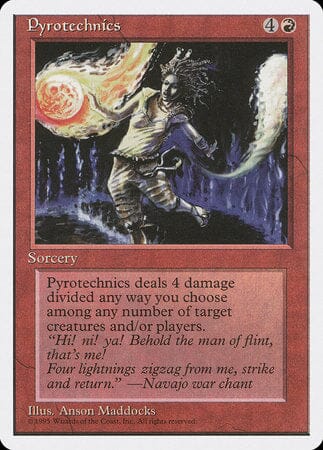 Pyrotechnics [Fourth Edition] MTG Single Magic: The Gathering  | Multizone: Comics And Games