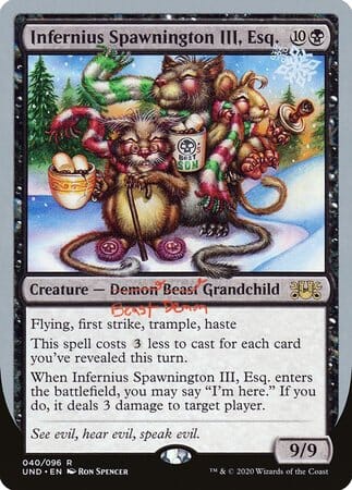 Infernius Spawnington III, Esq. [Unsanctioned] MTG Single Magic: The Gathering  | Multizone: Comics And Games
