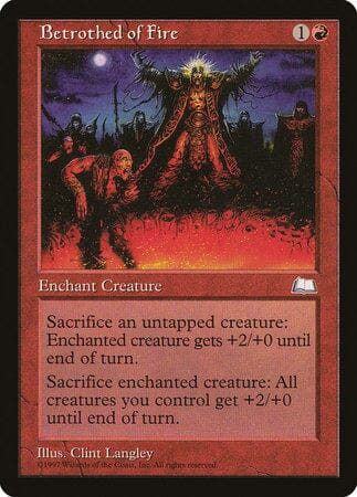 Betrothed of Fire [Weatherlight] MTG Single Magic: The Gathering  | Multizone: Comics And Games