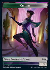 Food // Citizen Double-sided Token [Streets of New Capenna Commander Tokens] MTG Single Magic: The Gathering  | Multizone: Comics And Games