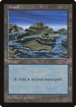 Island (Inlet) [Tempest] MTG Single Magic: The Gathering  | Multizone: Comics And Games